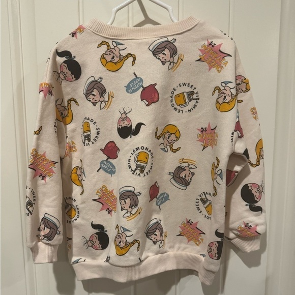 NWT Zara lemonade sweatshirt - Picture 2 of 2